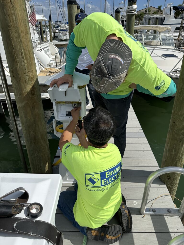 Marina Pedestal Work Photo 2023