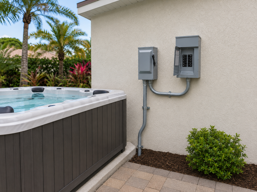 hot tub spa electrician