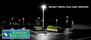 Parking Lot Lighting Bucket Truck
